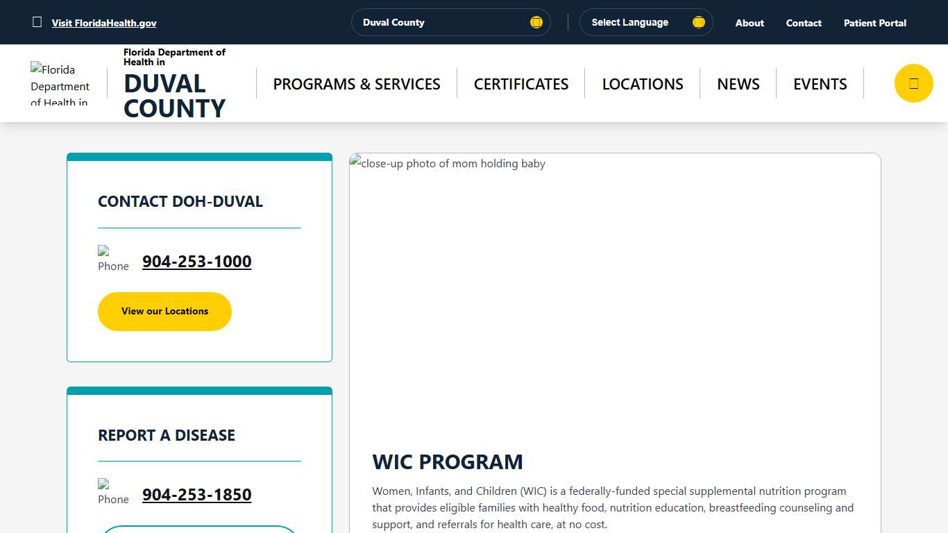 Home - Florida Department of Health in Duval County